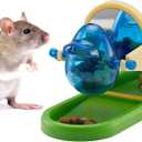 Rat Enrichment Toys, Interactive Foraging Toys For Rats, Intelligence Growth Rat Enrichment Puzzle Games, Treat Dispensing Slow Feeder for Rats Cage Toy, Bird Foraging Toy for Parakeet Conure (1Pcs)