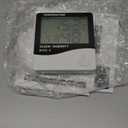 Buyplus Greenhouse Heater with Digital Thermostat, 1500W Outdoor Heaters for Patio, Overheat Protection & 3S Fast Heating, Electric Space Heater for Patio, Garage, Greenhouse, Flower House, Red