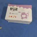 2 Pack Silicone Baby Fruit Feeder with Mini Freezer Tray, Breastmilk Popsicle Molds for Infant Teething Relief, Baby Teethers, Fresh Food Feeder for Safe Infant Self Feeding - Purple