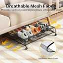 Under Bed Shoe Storage Organizer,1 Pack Shoe storage with Wheels for Shoe Organizer for Closet Drawer Space Saving for Bedroom