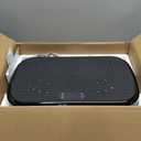 Vibration Plate Exercise Machine Weight Loss, Whole Body Vibration Plate for Lymphatic Drainage, 180 Adjustable Speeds Vibrating Plate Fitness Platform for Women Men (Navy Blue)