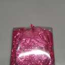 Oaoleer 12PCS 7" Large Glitter Cheer Hair Bows Ponytail Holder Elastic Band Handmade for Cheerleading Teen Girls College Sports (Sequin Hot Pink 12PCS)