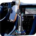 6 x LISEN Upgraded Version Cup Phone Holder for Car 360 Adjustable Long Neck Car Phone Mount Golf Cart Phone Holder, Truck Jeep Accessories for iPhone 17Pro Max Google and All Phones, Blue Kits