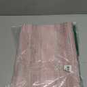 Leetaltree Misty Rose Placemats Set of 4 - Heat Resistant Non-Slip Place mats for Dining Table, Washable Durable PVC Vinyl Woven Table Mats（Misty Rose, 4）