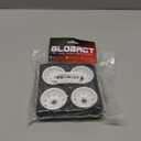 GLOBACT 1.9 Beadlock Wheels RC Wheel Hub for 1/10 TRX4 TRX6 Axial SCX10 I II III Pro Redcat RC Crawler Upgrade Accessories (4Pcs White)