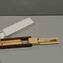 Renawe Luxury Wooden Ballpoint Pen Gift Set with Business Pen Case Display, Nice Writing Pen with Box and Gel Ink Refills Fancy Business Wood Pens Stand for Men Women Designer Cool Executive Pen