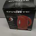 OVENTE Electric Kettle, 1.7L Fast Boiling Water Heater for Coffee or Tea, BPA Free with Water Level Gauge, Auto Shut-Off, Boil-Dry Protection, Indicator Light and Removable Filter, Red KP72R