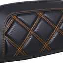 Chopped Razor Tour Pack Backrest Pad for Harley Touring Road Glide Road King Street Glide Electra Glide Road King 2009-2025 Chopped Tour Pack Universal All-Season Rear Back Support Pad Orange