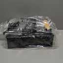 Geesta Grill Caddy for Outdoor Grill, BBQ Picnic Camping Caddy with Paper Towel Holder & Magnetic Tool Holder, Condiment Storage Utensil Kitchen Organizer for RV Camper, Tailgate Accessories, Black