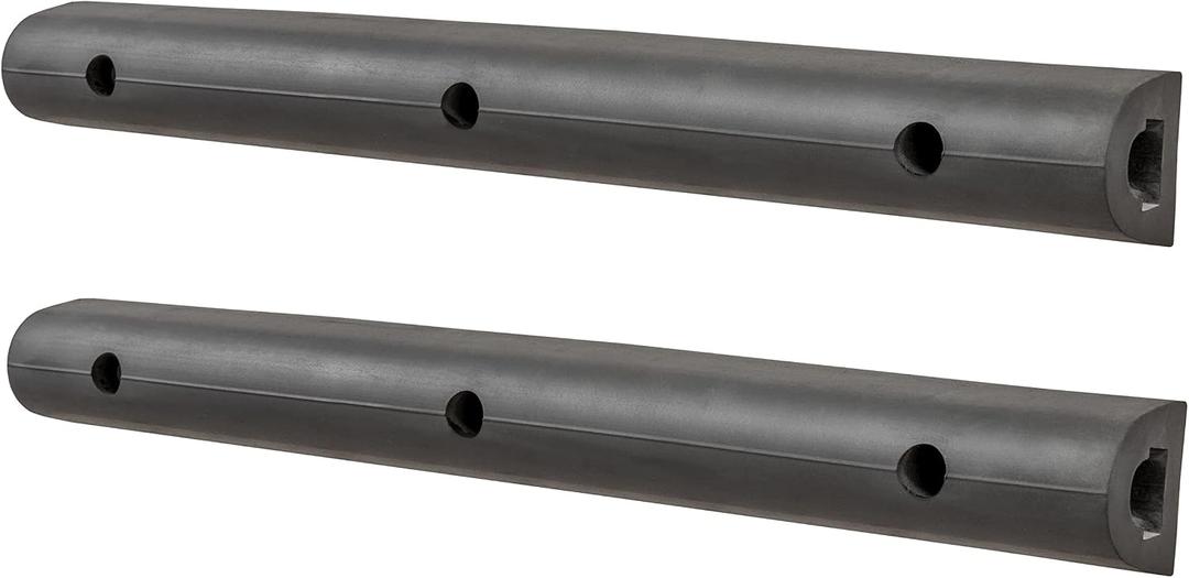Luverne 2090616-2 20-Inch Universal Rubber Bumper Guard Protector Strips Loading Dock Rear Fender Pad Bump Stop, 2-Pack