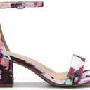 DREAM PAIRS Womens Low-Chunk Low Heel Pump Sandal (Blue) 5.5