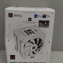 Thermalright Burst Assassin 120 Vision White CPU Air Cooler, Desktop CPU Cooler with 1500RPM Speed,320x240 Resolving Power IPS LCD Screen with 2.4in,PC Cooling for Intel lga1851/1700/115X,AM4/AM5