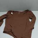 REORIA Womens Sweetheart Neck Sexy Long Sleeve Double Lined Bodysuit Body Suit Going Out Thong Top, XXL