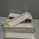 Hoiwio Bathroom Shelves Organizers and Storage  Wall Mounted No Drilling Adhesive Shelf Rack with Drawers and Hooks for Vanity | Toilet, Plastic Shower Caddy Counter Organization (3 Tier with Draw)