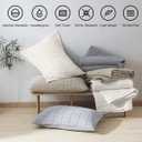 HORIMOTE HOME Quilt Set Queen Size, Stone-Washed Chic Rustic Cream White Coverlet with Classic Triangle Stitched Pattern, Ultra Soft Lightweight Quilted Bedspread for All Season, 3 Pieces