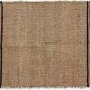 DII Woven Rugs Collection Hand-Loomed Jute, 2'x3', Black Stripes
