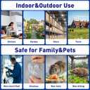 Rat Trap Humane Animal Live Cage, Mouse Traps No Kill Live Catch and Release One - Reusable,Mice,Chipmunks,Squirrels,Weasel and More Rodents Mousetrap Trap for Indoor Outdoor Use