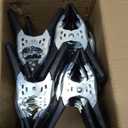 Lot of 24-6" inch Spring Clamp Large Super Heavy Duty Spring Metal Black - 3 inch Jaw Opening