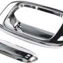 AUCERAMIC Chrome ABS Tailgate Handle Cover caps Fit 1999-2006 for Chevrolet Silverado GMC Sierra 1500 2500 2500HD 3500
