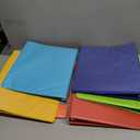 SUIN 1-inch 3 Ring Binder with 2 Interior Pockets, 1''Durable Binders Holds US Letter Size 8.5'' x 11'' Paper - Versatile Binders for Office, Home, and School Use, 6 Pack, Assorted Rainbow Colors