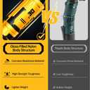 APEXPOWER 3/8 Inch Cordless Ratchet Wrench for DEWALT 20V Battery, 88Ft-Lbs, 0-400RPM, Electric Wrench Ratchet w/Variable Speed Trigger, Reinforced Head, R&F Switch, 7 Sockets,3/8" to 1/4" Adapter
