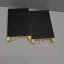 Juvale Mini Chalkboard Easel Signs - 2-Pack, Black, 4.5 x 7.5 in - Tabletop Chalkboard Sign Stand, Double-Sided Display for Wedding, Restaurant Menu & Catering Event Decor