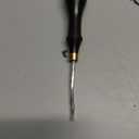 Leathercraft Edger Trimming Tool, Leather Edge Beveller Steel Blade Ebony Handle DIY Leathercraft Edger Trimming Tool4#