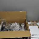 Electric Meat Grinder, Sausage Stuffer with 3 Sausage Tubes, 2 Blades, 3 Plates, 3200W Max, Meat Grinder Heavy Duty for Home Kitchen Use, Stainless Steel (Black)