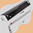 Expert Grill XG10-101-002-02 3-Burner Gas Grill Parts - 3-Pack Heat Plates and Burner Tubes