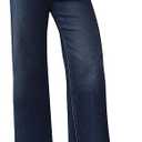 KUNMI Jeans for Women Wide Leg Baggy High Waist Boyfriends Straight Leg Stretchy Denim Pants Trendy Fall 2025
 Size 8