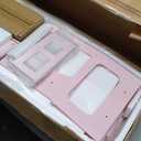 Wooden Play Kitchen for Toddlers and Kids with Lights & Sounds, Large Interactive Pretend Play Set with Ice Maker, Stove, Sink, Oven, 12 Accessories - Ages 3-8