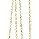 Needzo High Polished Brass Cross Design Hanging Church Thurible Censer with Chain, 4 3/4 Inch