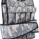 CAP Barbell 40-Pound Adjustable Weighted Vest, Camouflage