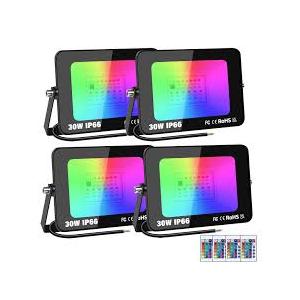 LED FLOOD LIGHT (4 Pack)