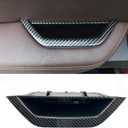 Car Door Handle Covers Fit for BMW X3 F25 2011-2017, X4 F26 2014-2018 Interior Door Handle Cover Door Pull Handle Protective Decorate Covers (Drive Door Handle Carbon Fiber Color)
