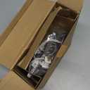 Brightown Christmas Tree Topper Star Lighted 3D Hollowed Sliver Pentagram Built-in 10 Bulbs Glitter Sparkling White Christmas Tree Star Topper Plug in Vintage Indoor Holiday Xmas Decorations Ornaments