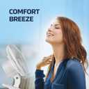 NEXAIR 6-Inch Clip on Fan, 360 Degree Rotation, Two Speed Portable Clip Fan With Strong Clamp Grip, Quiet Operating Desk Fan Plug-in AC Made Of Durable Material, Great For Bedroom, Office, Living Room