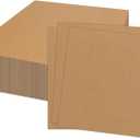 RLAVBL 50 Pack 12x12 Corrugated Cardboard Sheets, Flat Cardboard Inserts for Shipping, Mailing, Packing, DIY Crafts