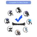 Universal Stroller Cart Connectors Stroller Side by Side Pushchair Connectors Twin Stroller Connectors, Pack of 3