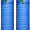 400SQFT AMERIQUE 2MM Premium Flooring Padding 3-in-1 Heavy Duty Foam Blue, 200SF/Roll, Pack of 2 Underlayment, with Tape & Vapor Barrier