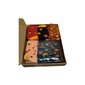 Fun Socks for Women, Novelty Funny Crazy Cool funky Socks, Cute Gifts for Women Girl sets Fall Thanksgiving 24 pairs 