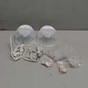 Paruu P10 Hands-Free Breast Pump Wearable, 338mmHg Strong Suction, Low Noise, 4 Modes & 9 Levels, Electric Breast Pump Portable, Smart Display, 19/21/24/28mm Insert/Flange, 2 Pack (White)