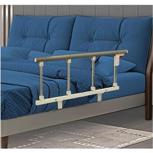 Bed Rails for Elderly Adults Safety Seniors Bed Cane Assist Bar Railings Handle Bedside Rail Adjustable Hospital Assistive Devices Guard Fall Prevention Handicap Grab Bar Support Rail - 37"x14"
