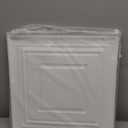 Art3d Drop Ceiling Tiles 24x24 Inch (12-Pack, 48 Sq.ft)  Glue Up PVC Ceiling Tiles 2x2 Ft., Decorative Ceiling Panels for Kitchen, Living Room, Office and Home, White