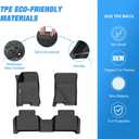Nilight TPE Floor Mats for Chevy Colorado GMC Canyon Crew Cab 2023 2024 2025 2026,All Weather Custom Fit Heavy Duty Floor Liners