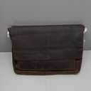 Oak Leathers Messenger Bag (Large, Wood)