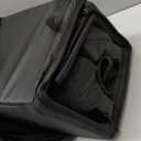 2 in 1 Portable Travel Crib for Toddler, Foldable Crib for Baby, Lightweight Playpen Collapsible Playard with Soft Mattress, Easy to Carry Baby Travel Bed for Outdoor, Indoor (Black)