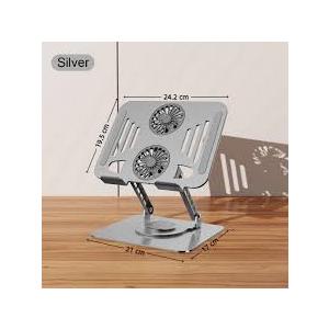 Jiditech Laptop Stand 360° Adjustment With Fan Aluminum Alloy Laptop Stand Laptop Cooler Laptop