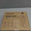 Fingerprint Keypad Deadbolt with Handle Set, Keyless Entry Door Lock, Door Locks for Front Door Lock Set, App Control, Auto Locking, Easy to Install, Matte Black