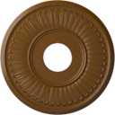 Ekena Millwork CM15BESTF 15 3/4"OD x 3 7/8"ID x 3/4"P Berkshire Ceiling Medallion, Smokey Topaz
